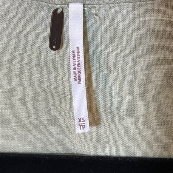 Free People “Safari Babe” Linen-Blend Button Front Top – Size XS - Picture 6 of 9